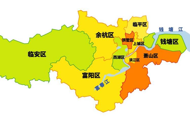 最新杭州市区地图，揭秘杭州魅力与变迁